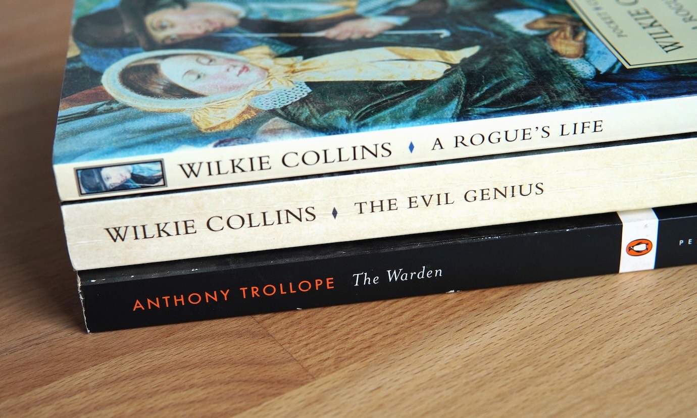 Photo of three books.